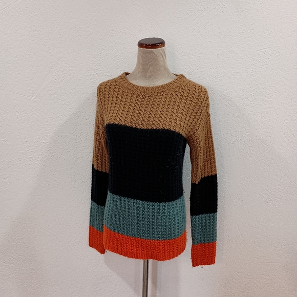 Anthropologie Sparrow Color block Olaf Sweater - Picture 3 of 6